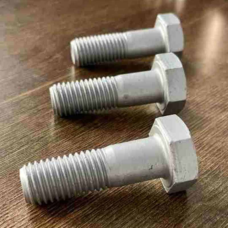 Bolt kepala Hexagon hitam dengan kekuatan shank