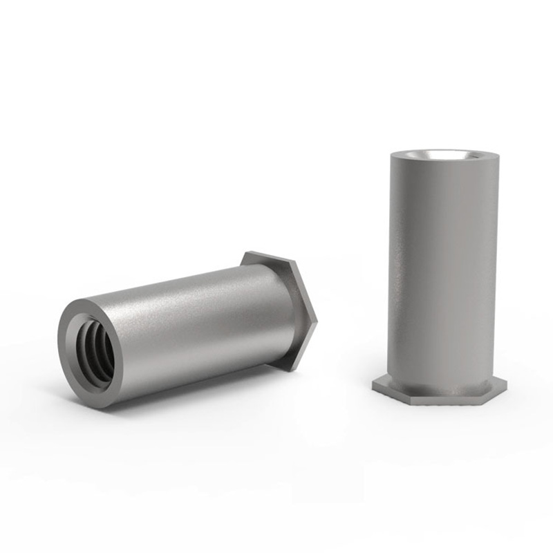 Lajur Nut Rivet Hexagonal Karbon