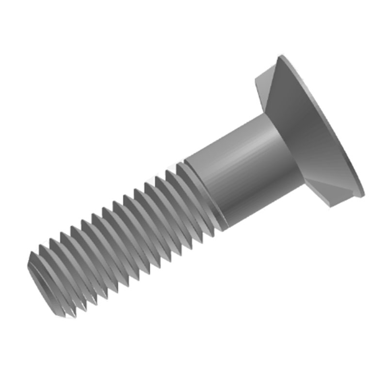 Bolt kepala countersunk dengan nibs berganda