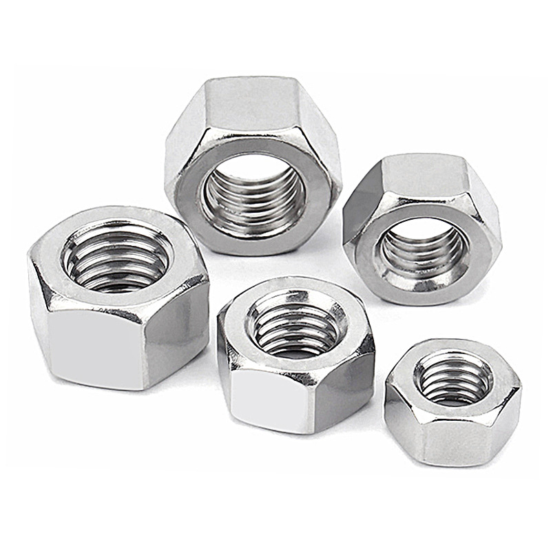 Kacang hex chamfered berganda
