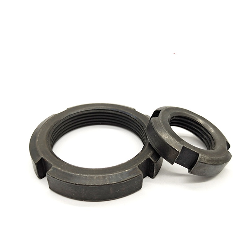 Kacang bulat mengunci slotted berganda