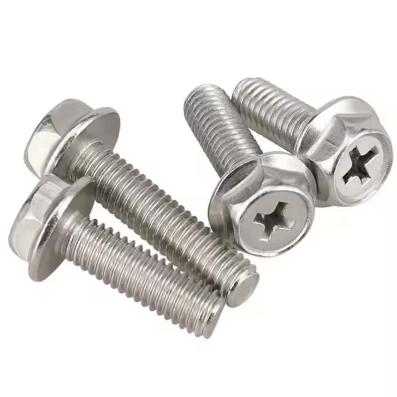 Gred 6.8 Cross Hexagon Flange Bolt