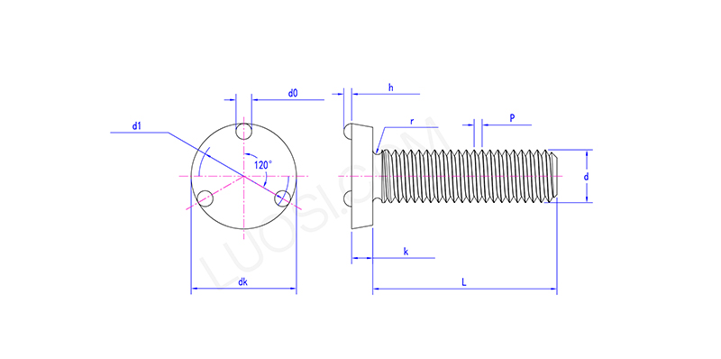 Efficient Face Projection Welding Bolt