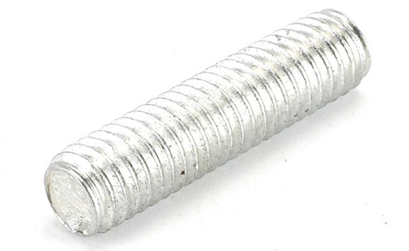 Continuous thread studs fine teeth