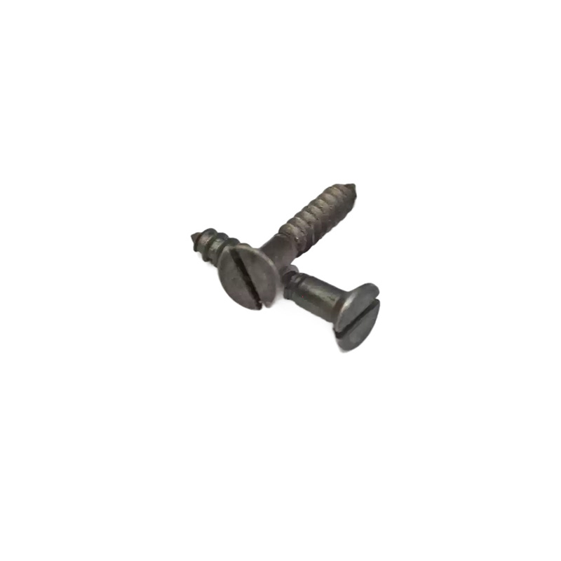 Skru Kayu Countersunk Slot Kepala Ditinggikan
