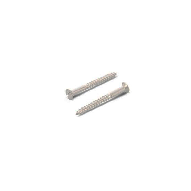 Skru Kayu Countersunk Slotted Steel Black Oksida