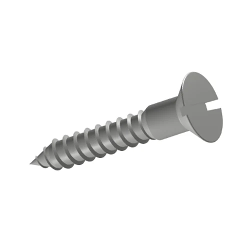 Skru kayu kepala countersunk slotted