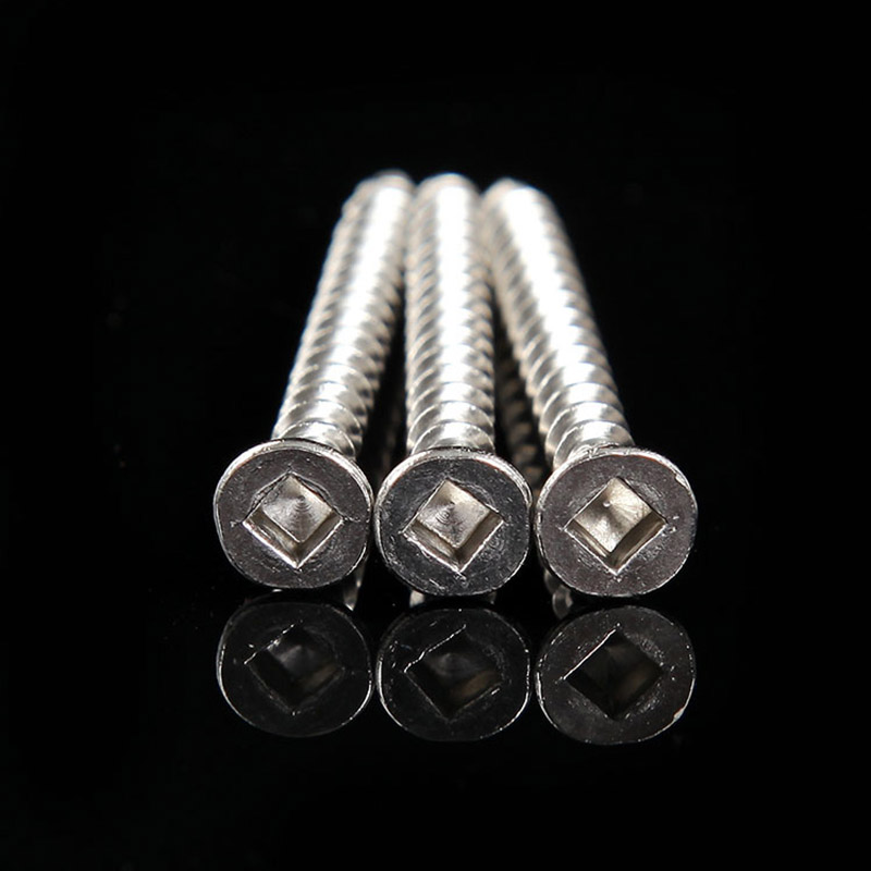 Skru countersunk persegi