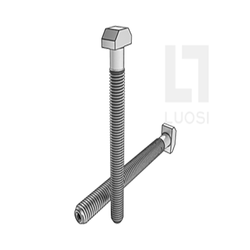 T kepala dan setengah berongga anchor bolt